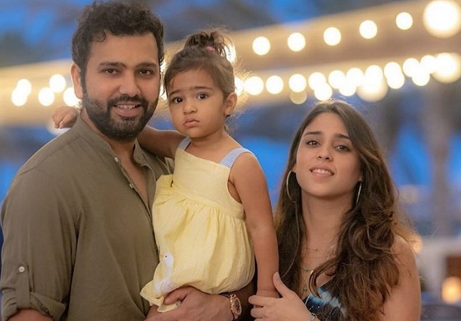 Rohit Sharma wife — Rohit Sharma family photos