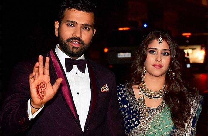 Rohit Sharma's love story with Ritika Sajdeh — Rohit Sharma and his wife